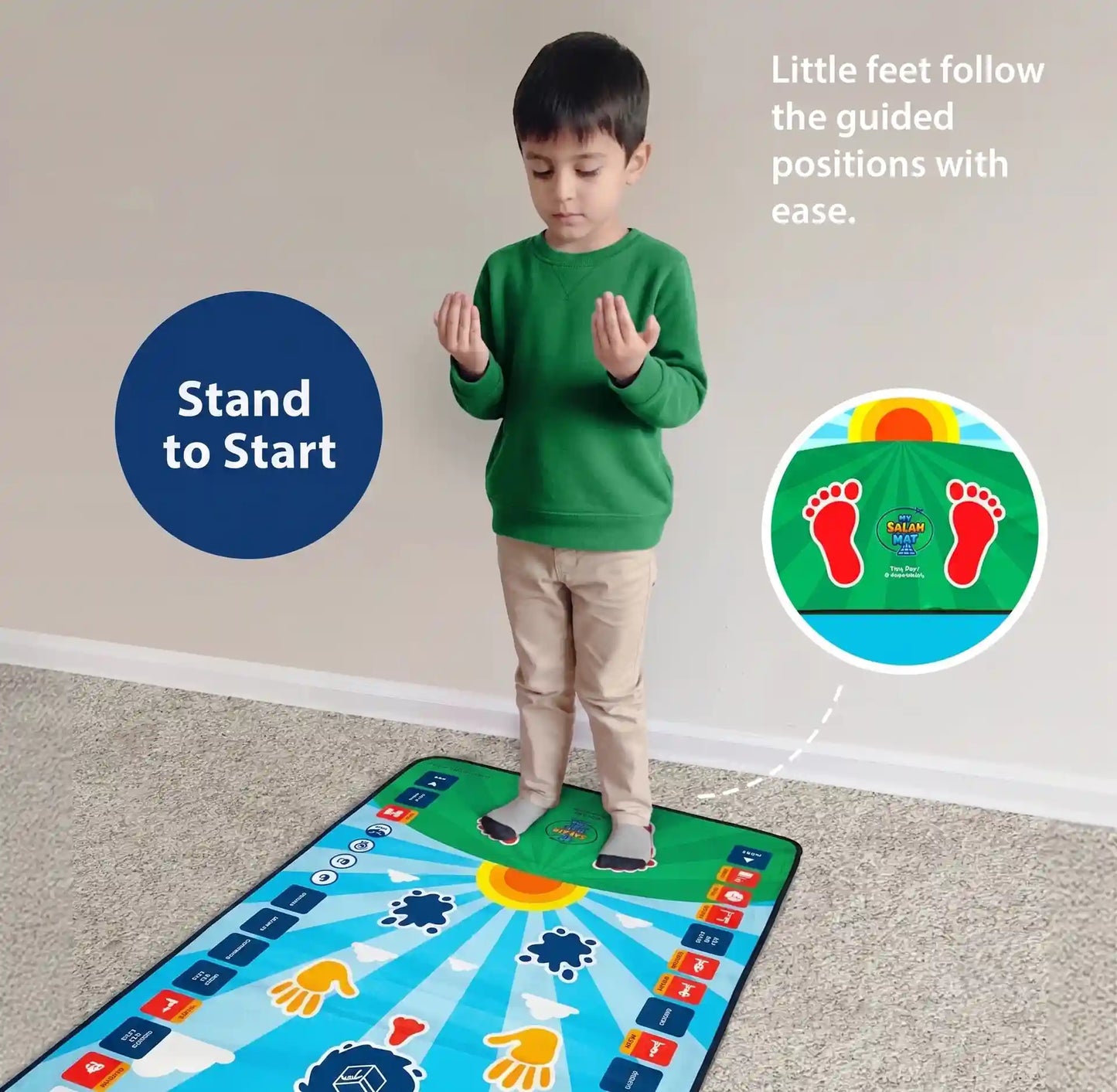 Kids Interactive Prayer Mat | Learn Salah Step by Step